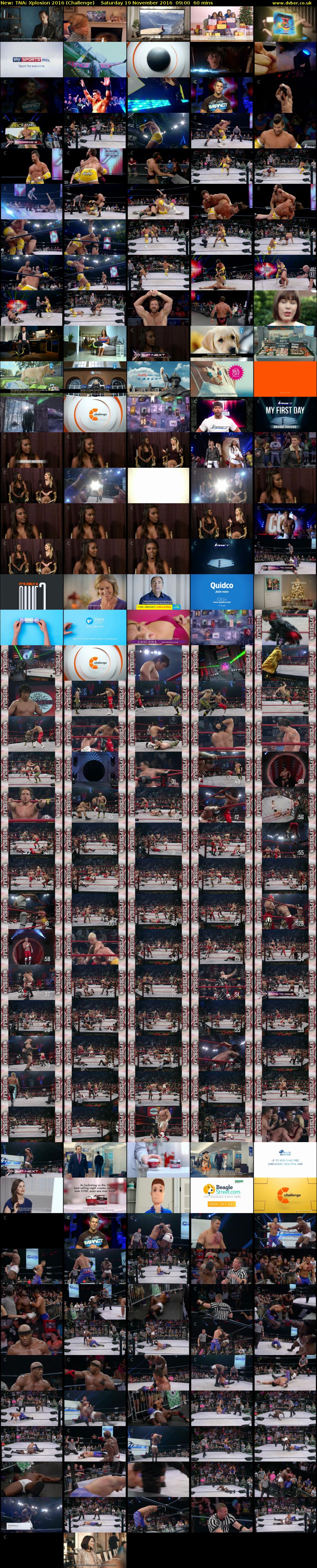 TNA: Xplosion 2016 (Challenge) Saturday 19 November 2016 09:00 - 10:00