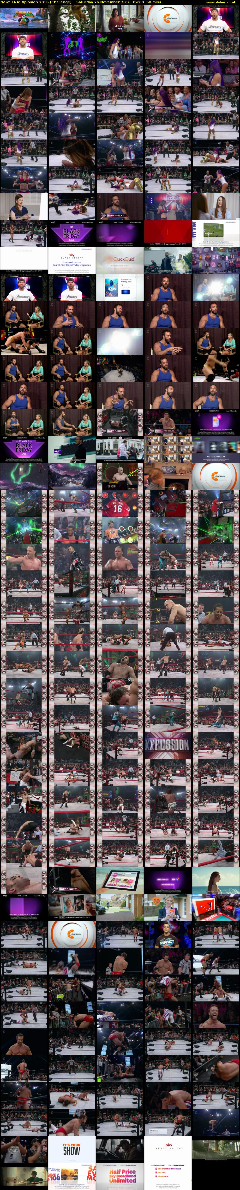 TNA: Xplosion 2016 (Challenge) Saturday 26 November 2016 09:00 - 10:00