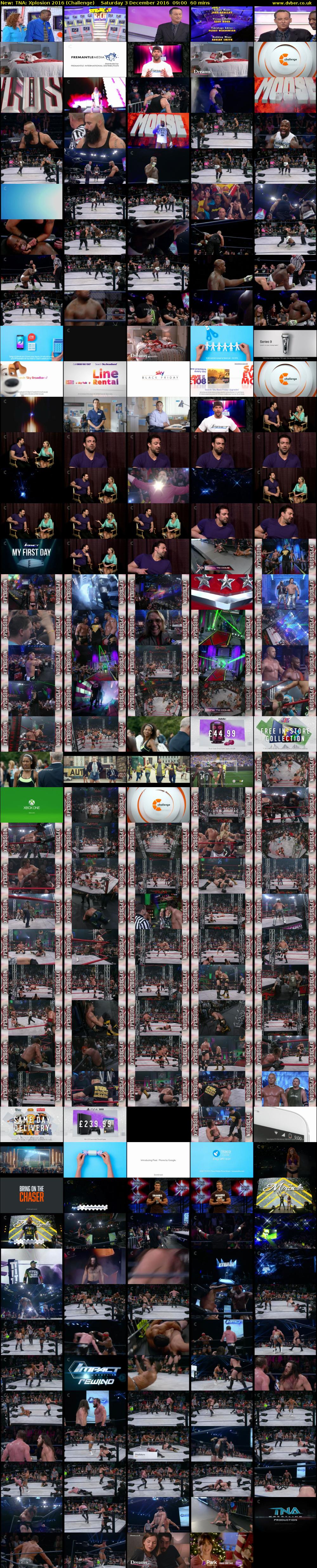 TNA: Xplosion 2016 (Challenge) Saturday 3 December 2016 09:00 - 10:00