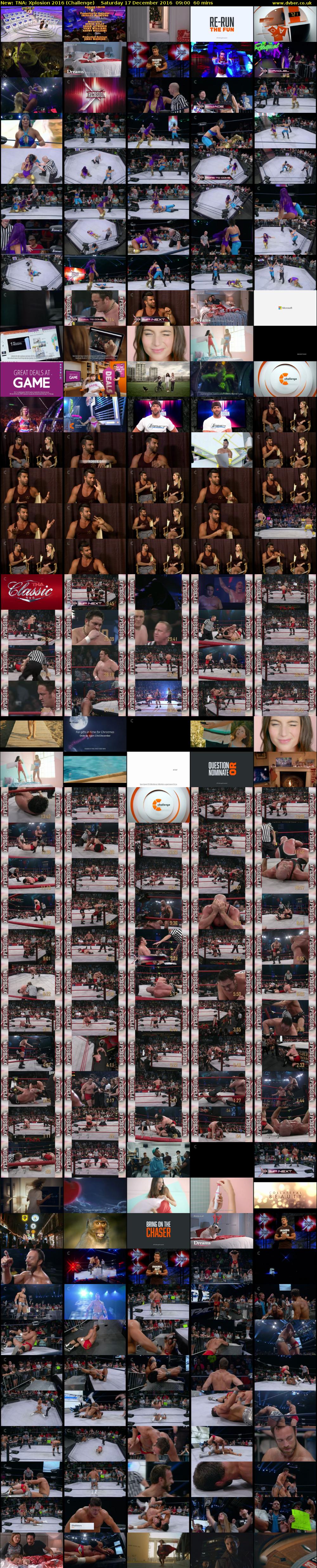 TNA: Xplosion 2016 (Challenge) Saturday 17 December 2016 09:00 - 10:00