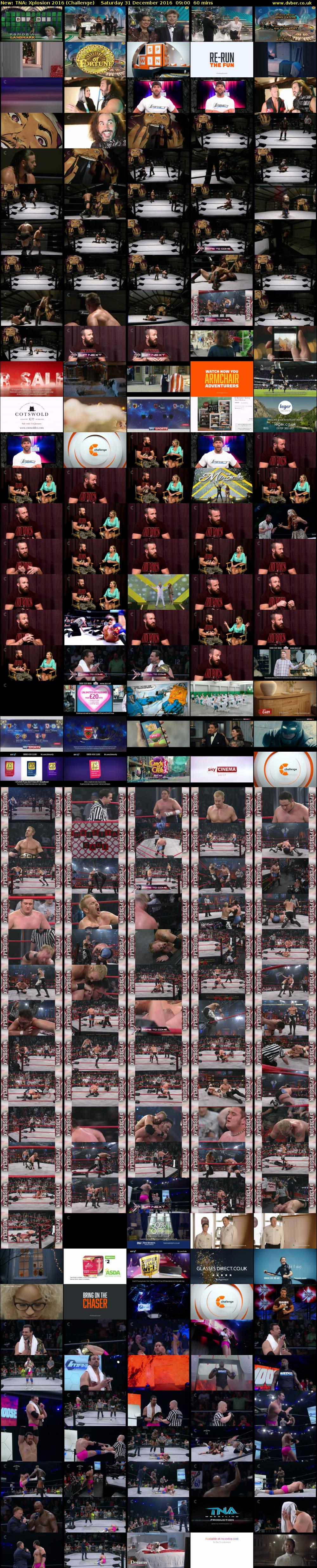 TNA: Xplosion 2016 (Challenge) Saturday 31 December 2016 09:00 - 10:00