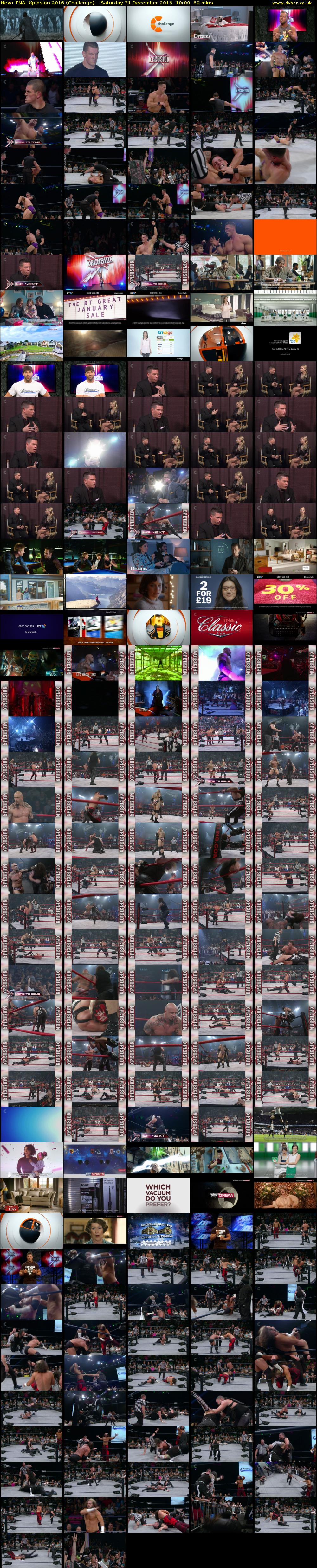 TNA: Xplosion 2016 (Challenge) Saturday 31 December 2016 10:00 - 11:00