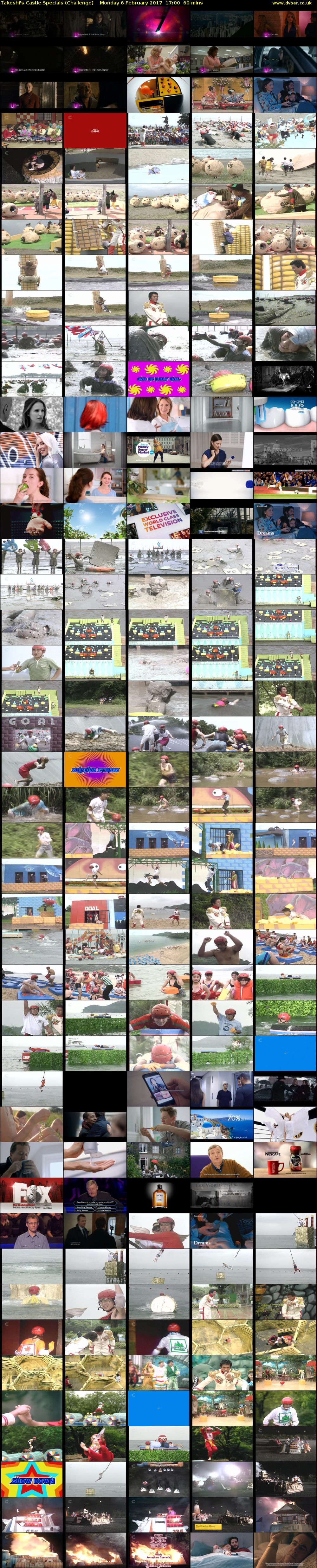 Takeshi's Castle Specials (Challenge) Monday 6 February 2017 17:00 - 18:00