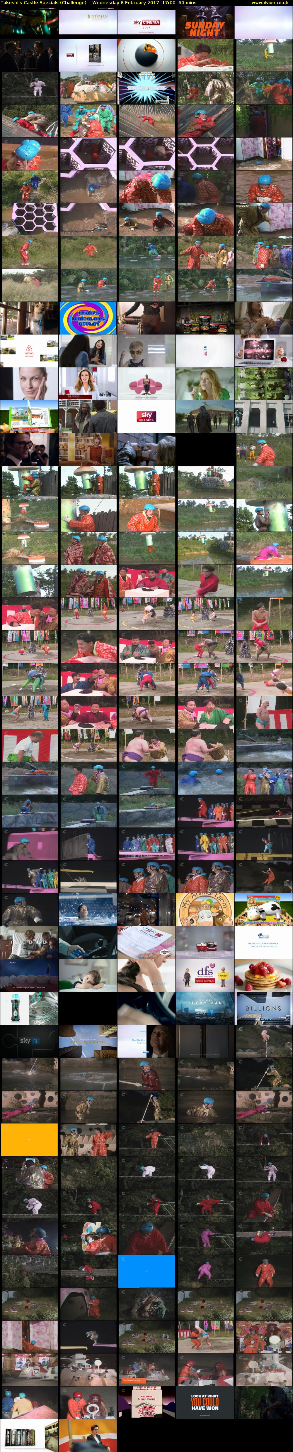 Takeshi's Castle Specials (Challenge) Wednesday 8 February 2017 17:00 - 18:00