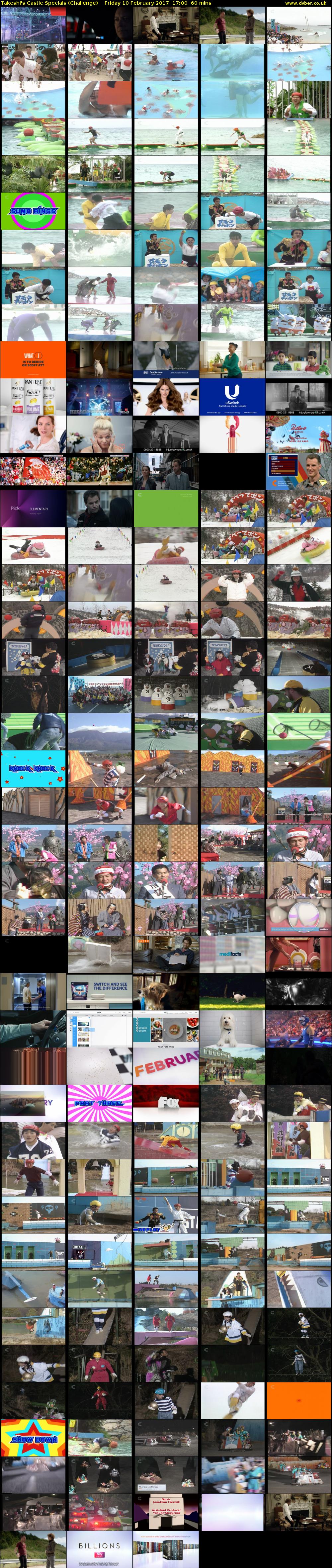Takeshi's Castle Specials (Challenge) Friday 10 February 2017 17:00 - 18:00