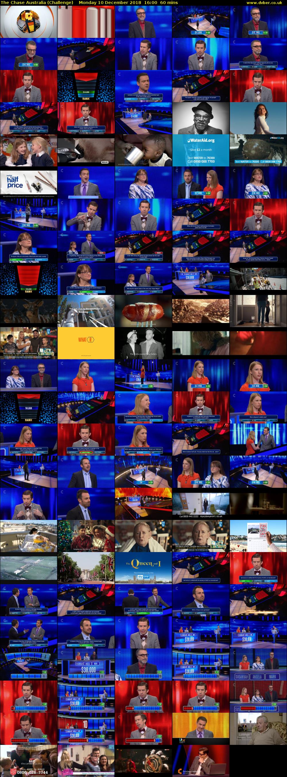 The Chase Australia (Challenge) Monday 10 December 2018 16:00 - 17:00