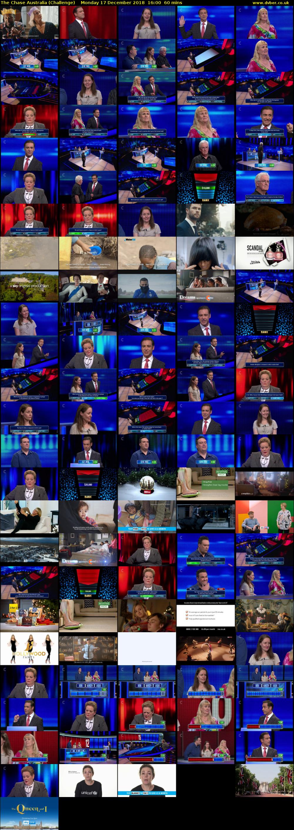 The Chase Australia (Challenge) Monday 17 December 2018 16:00 - 17:00