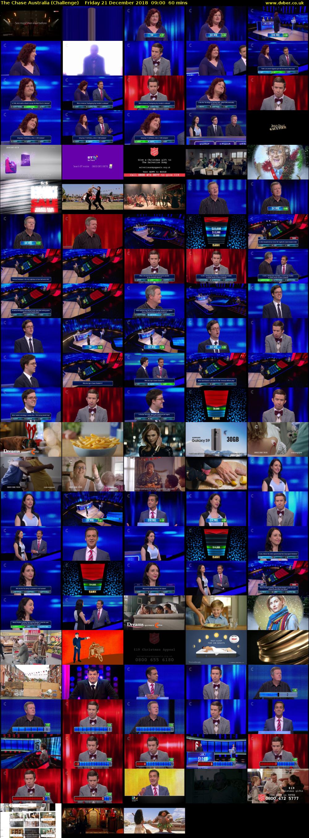 The Chase Australia (Challenge) Friday 21 December 2018 09:00 - 10:00