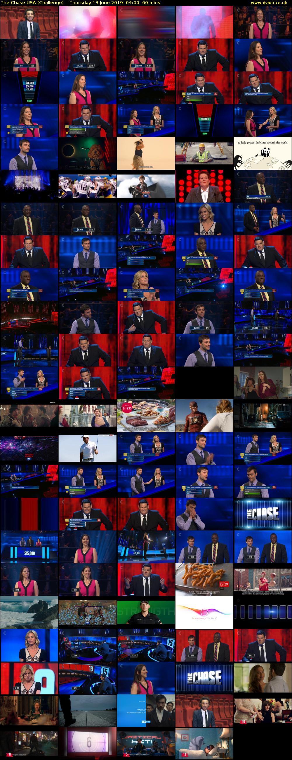 The Chase USA (Challenge) Thursday 13 June 2019 04:00 - 05:00