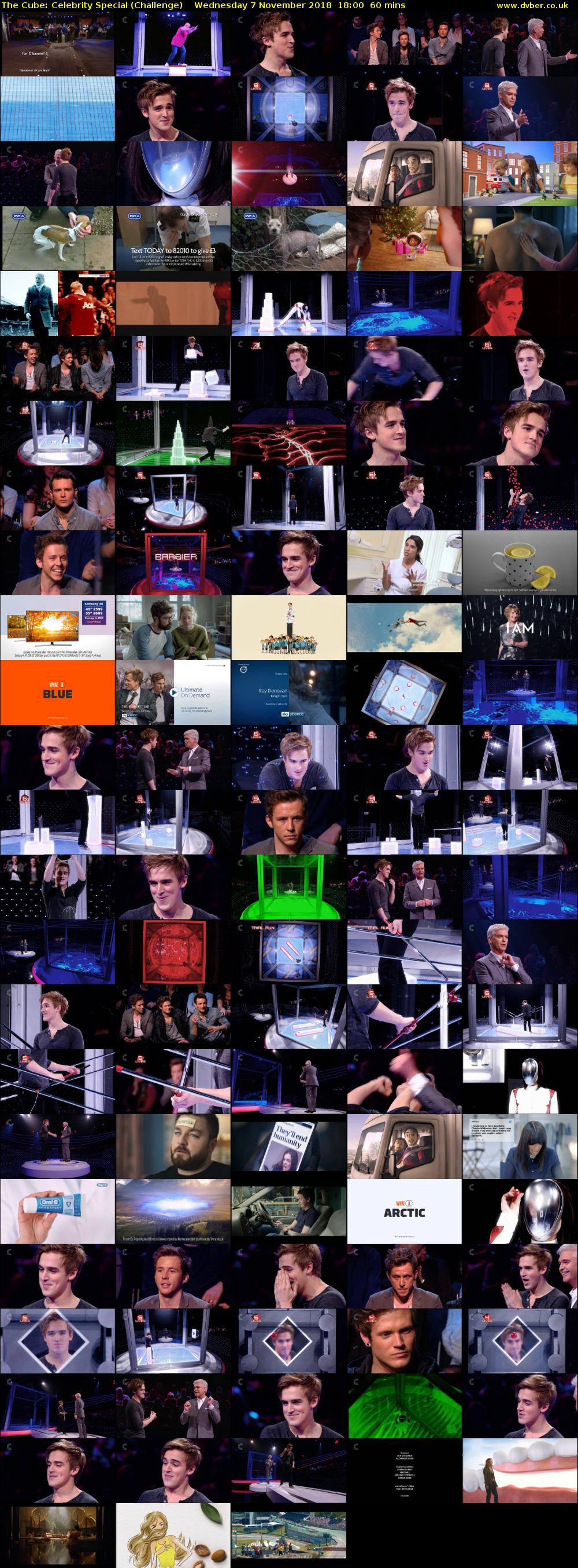 The Cube: Celebrity Special (Challenge) Wednesday 7 November 2018 18:00 - 19:00
