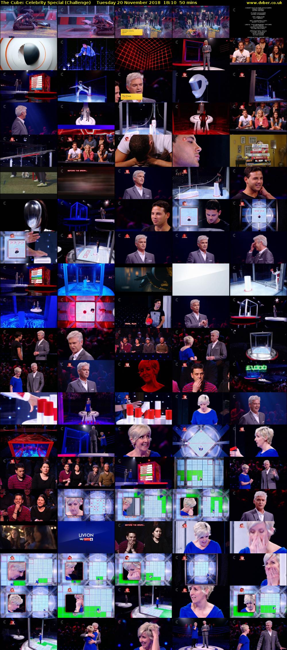 The Cube: Celebrity Special (Challenge) Tuesday 20 November 2018 18:10 - 19:00