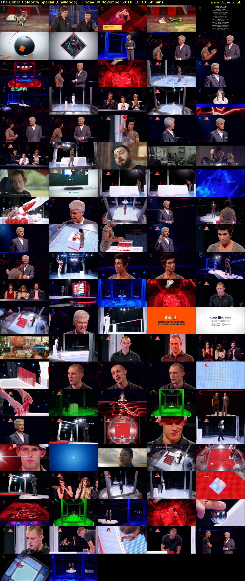 The Cube: Celebrity Special (Challenge) Friday 30 November 2018 18:10 - 19:00