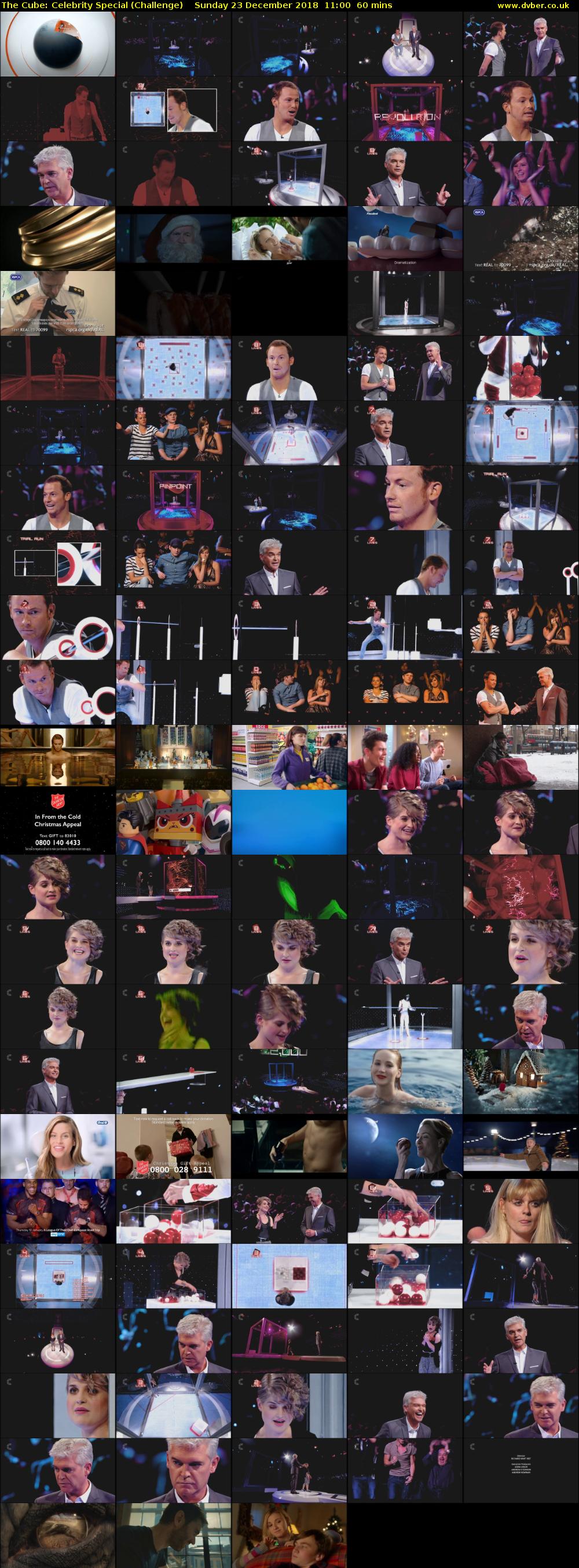 The Cube: Celebrity Special (Challenge) Sunday 23 December 2018 11:00 - 12:00