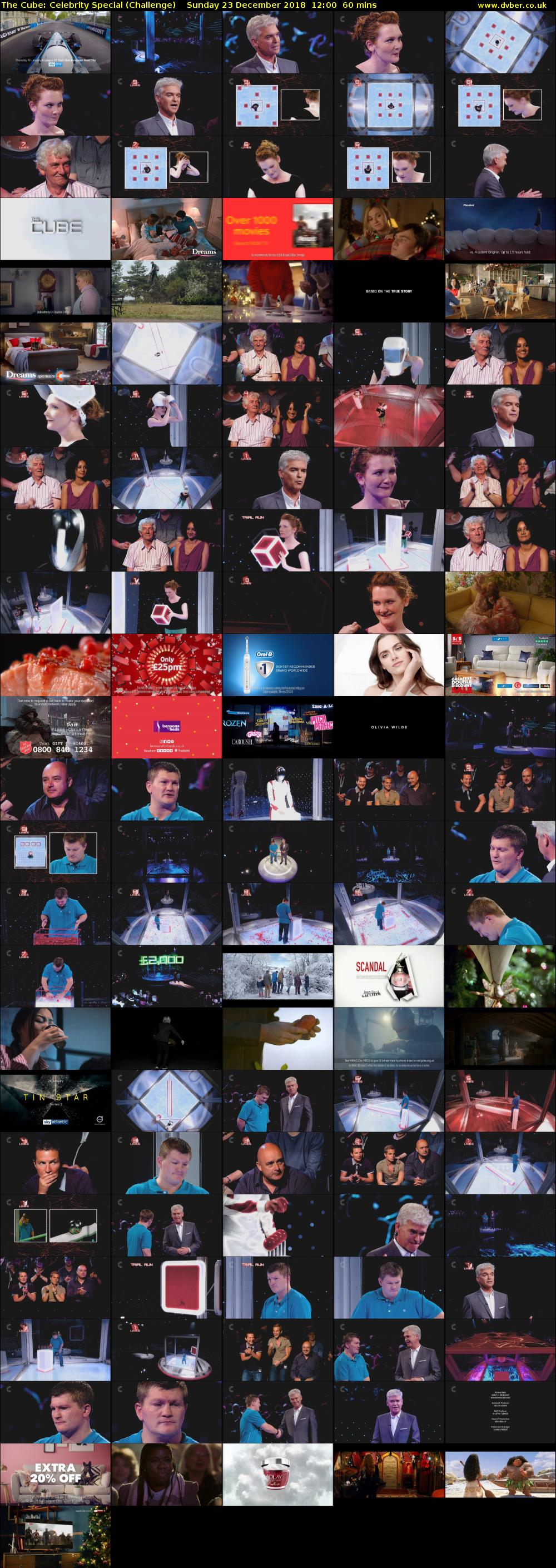 The Cube: Celebrity Special (Challenge) Sunday 23 December 2018 12:00 - 13:00