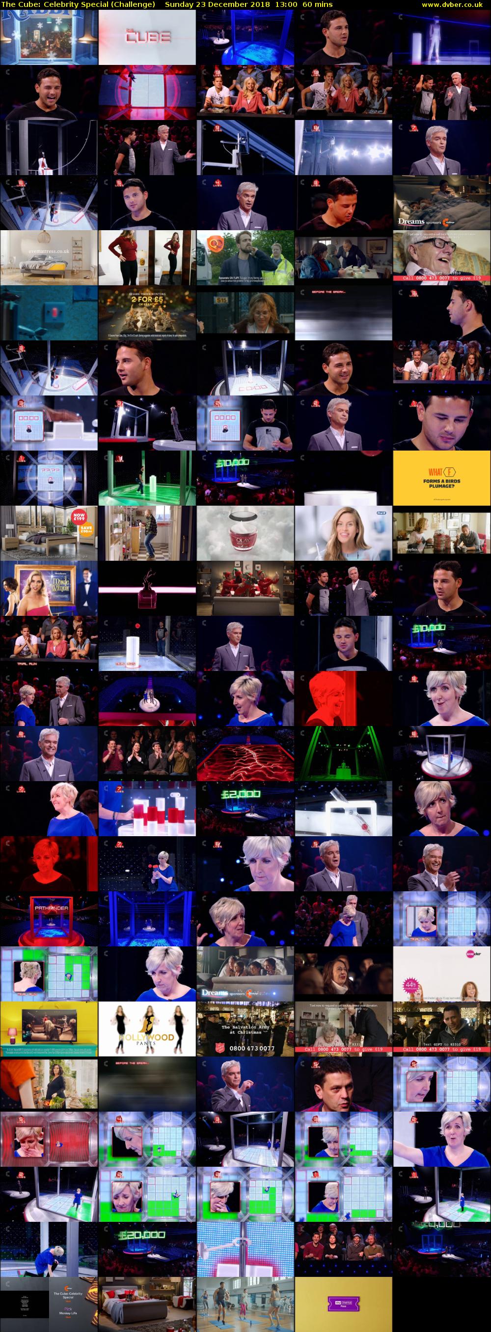 The Cube: Celebrity Special (Challenge) Sunday 23 December 2018 13:00 - 14:00