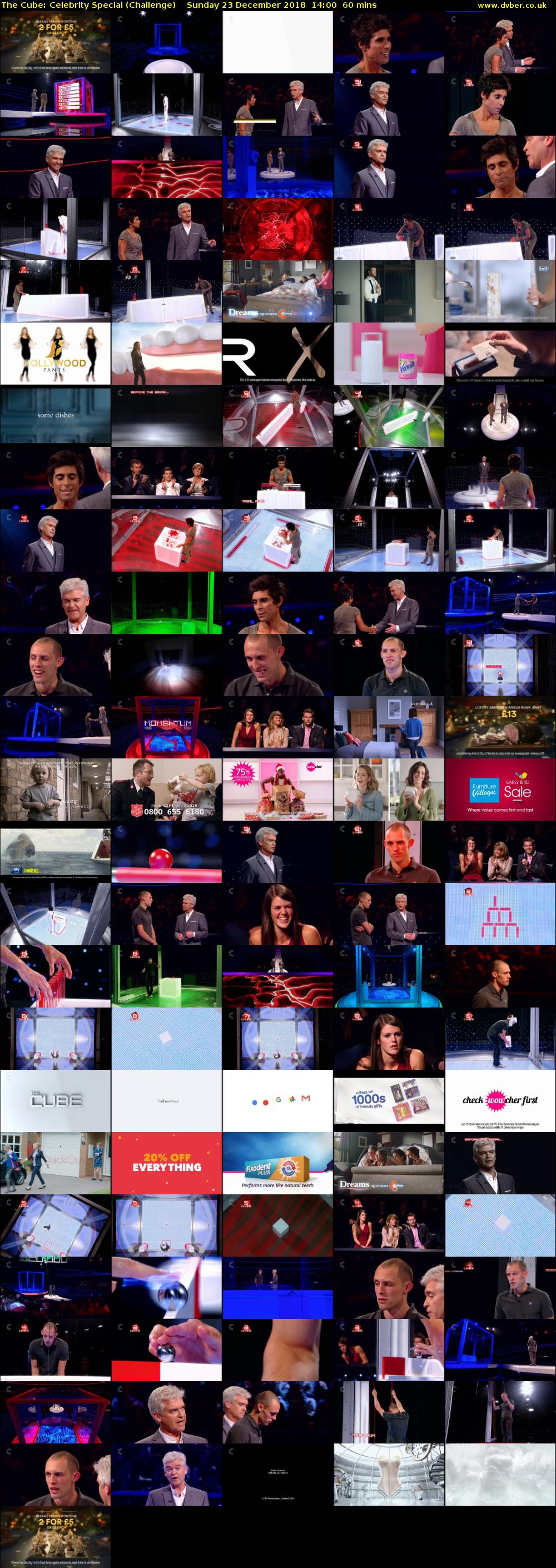 The Cube: Celebrity Special (Challenge) Sunday 23 December 2018 14:00 - 15:00