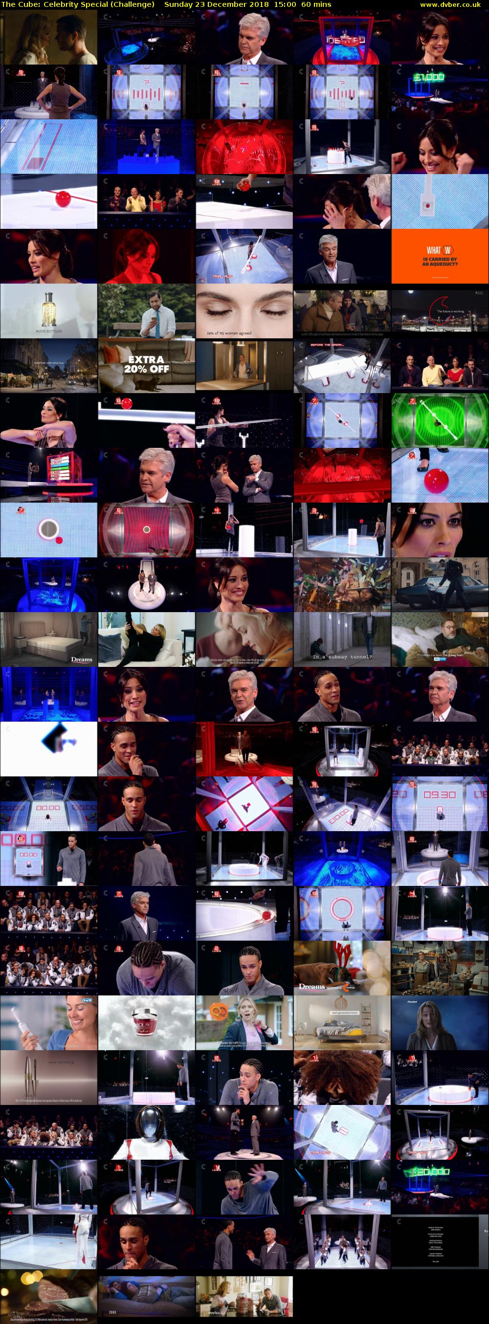 The Cube: Celebrity Special (Challenge) Sunday 23 December 2018 15:00 - 16:00