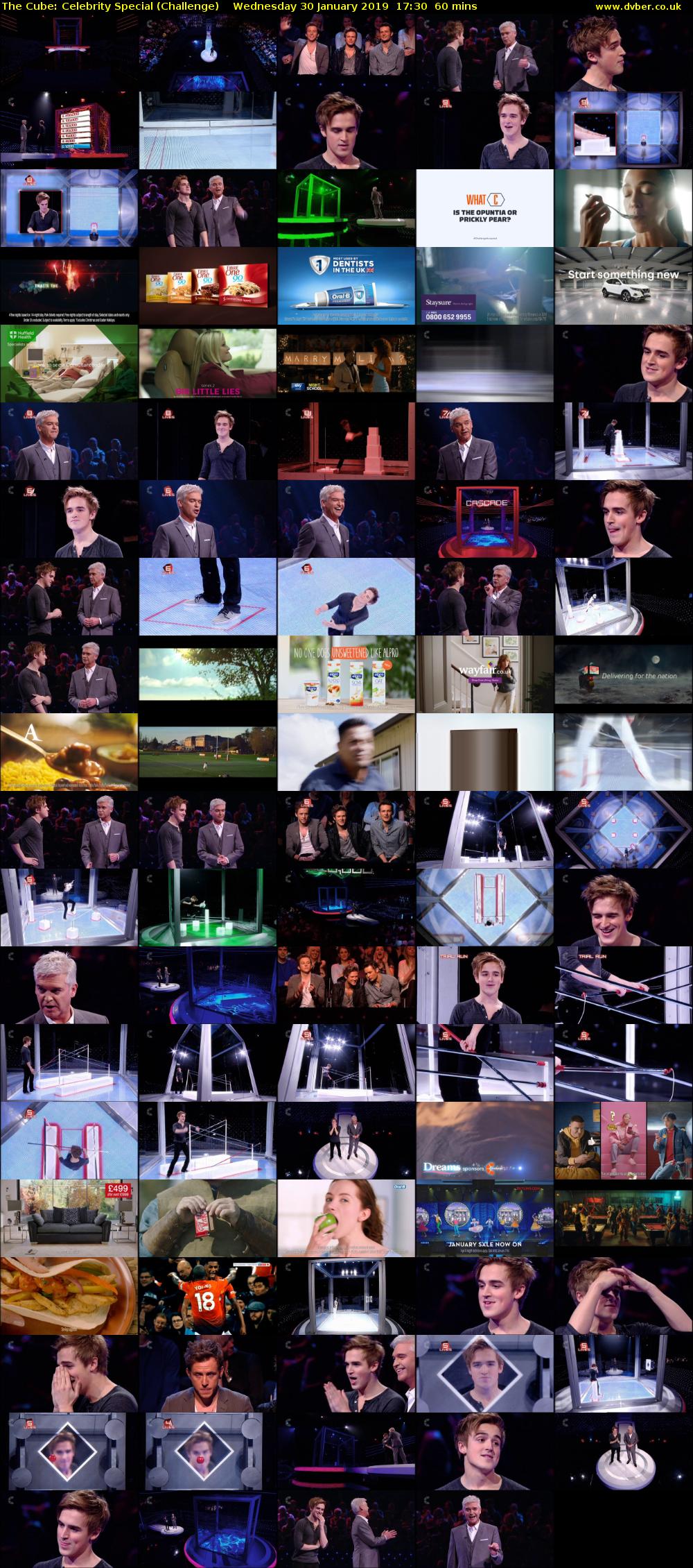 The Cube: Celebrity Special (Challenge) Wednesday 30 January 2019 17:30 - 18:30