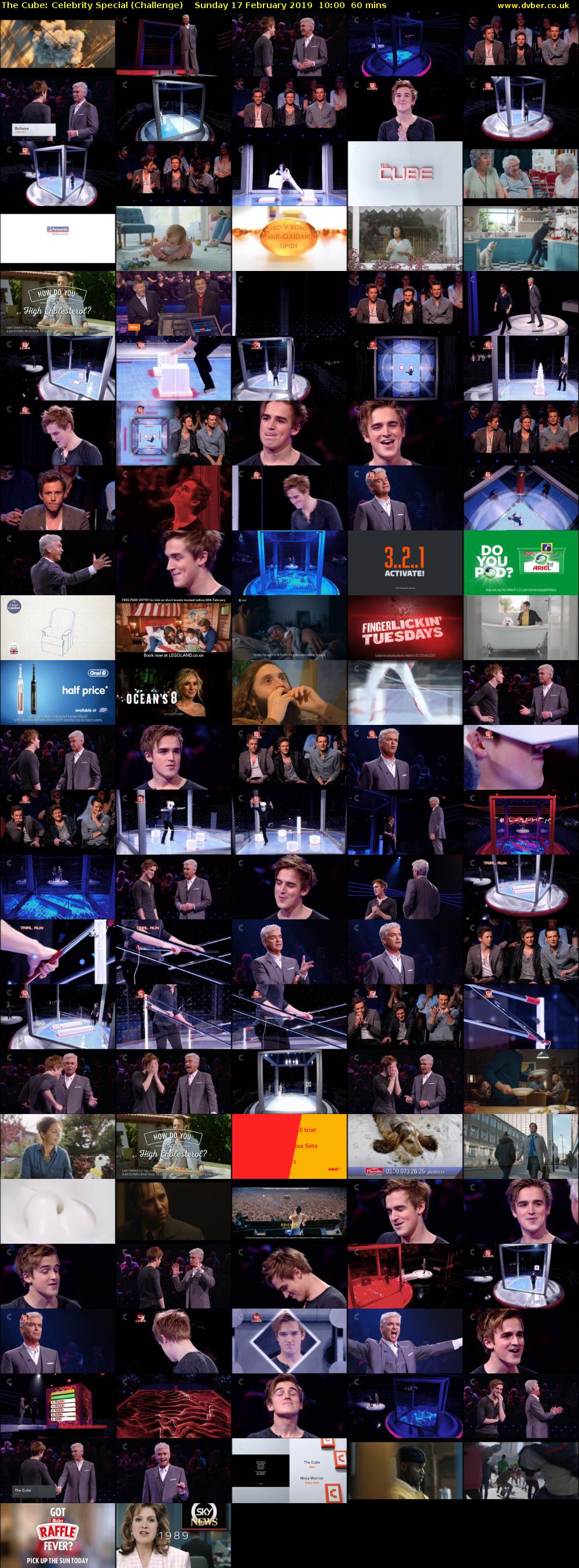The Cube: Celebrity Special (Challenge) Sunday 17 February 2019 10:00 - 11:00
