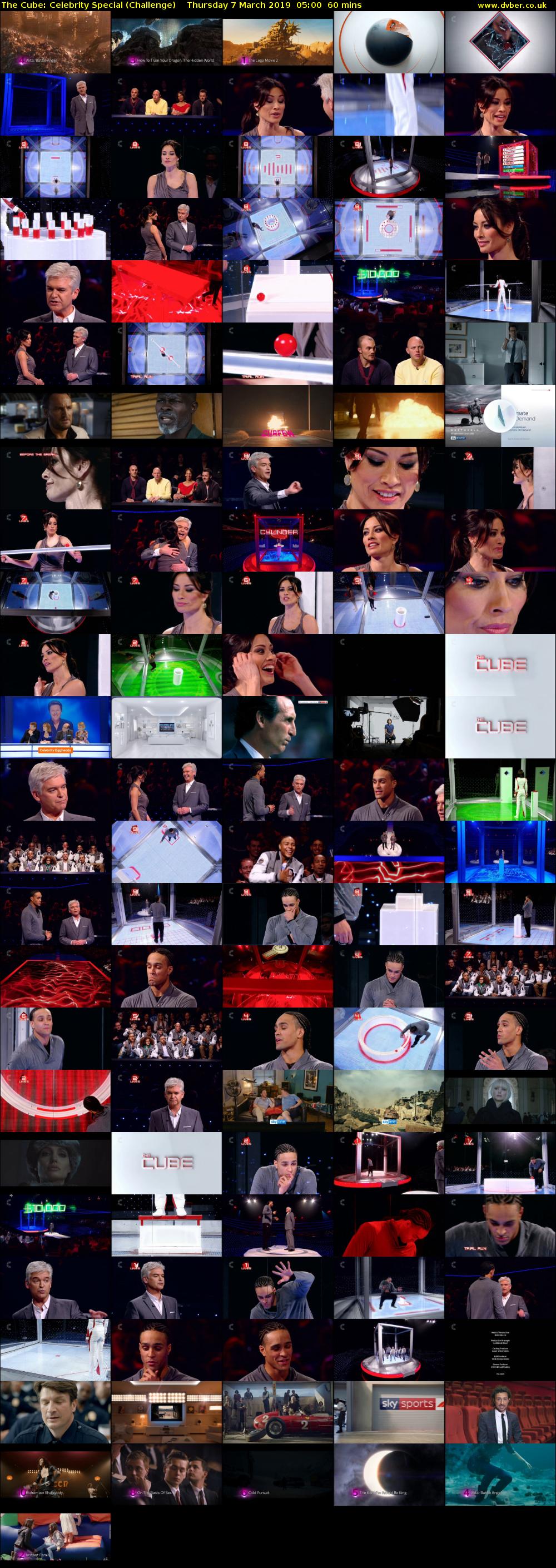 The Cube: Celebrity Special (Challenge) Thursday 7 March 2019 05:00 - 06:00