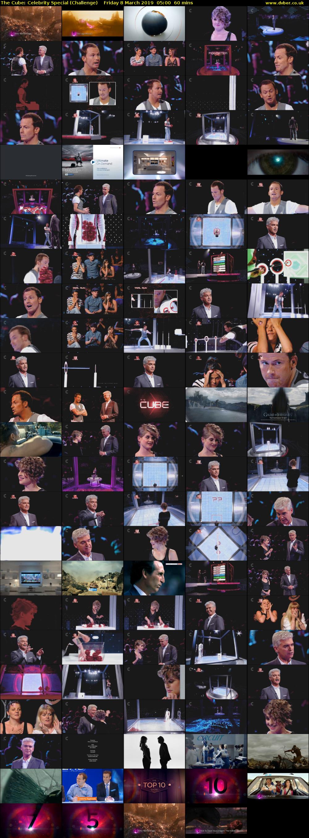 The Cube: Celebrity Special (Challenge) Friday 8 March 2019 05:00 - 06:00