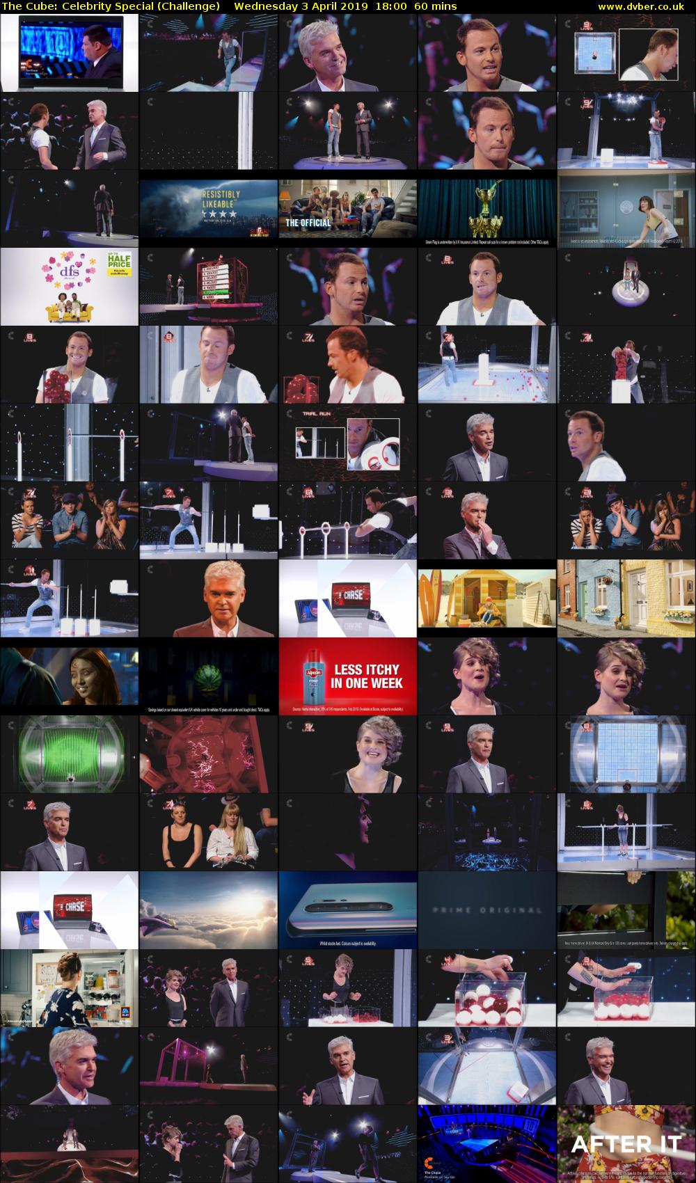 The Cube: Celebrity Special (Challenge) Wednesday 3 April 2019 18:00 - 19:00