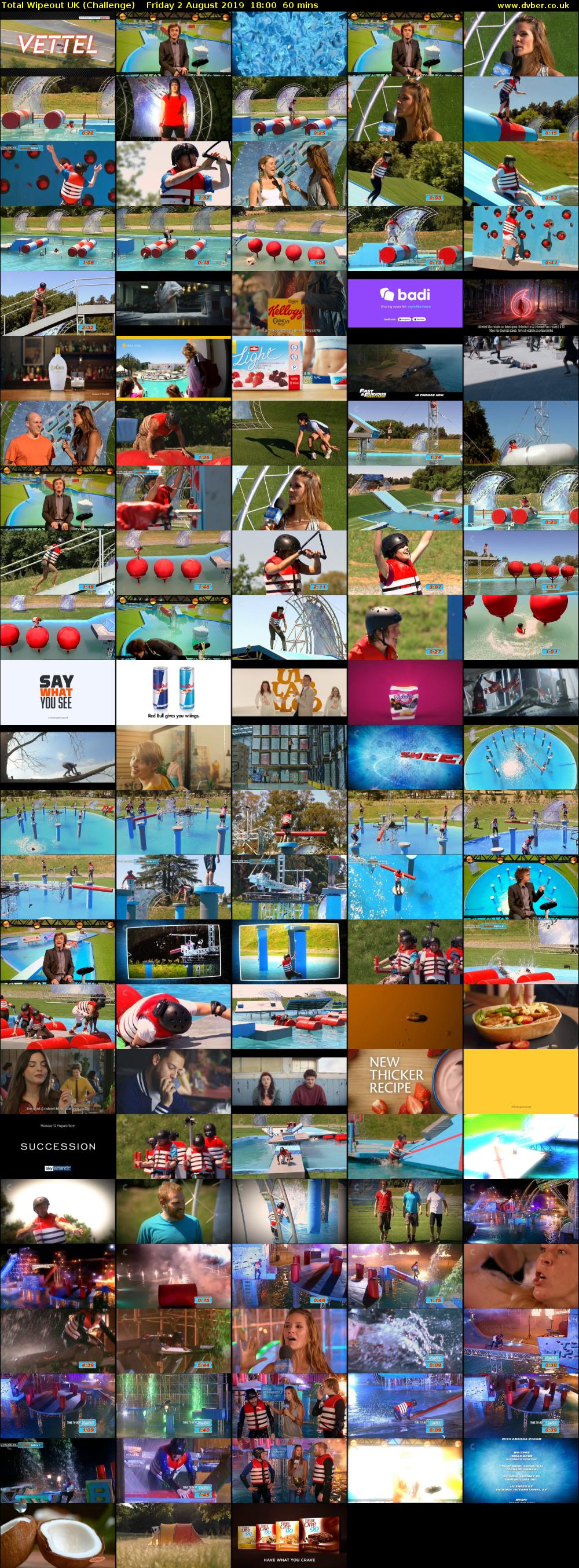 Total Wipeout UK (Challenge) Friday 2 August 2019 18:00 - 19:00