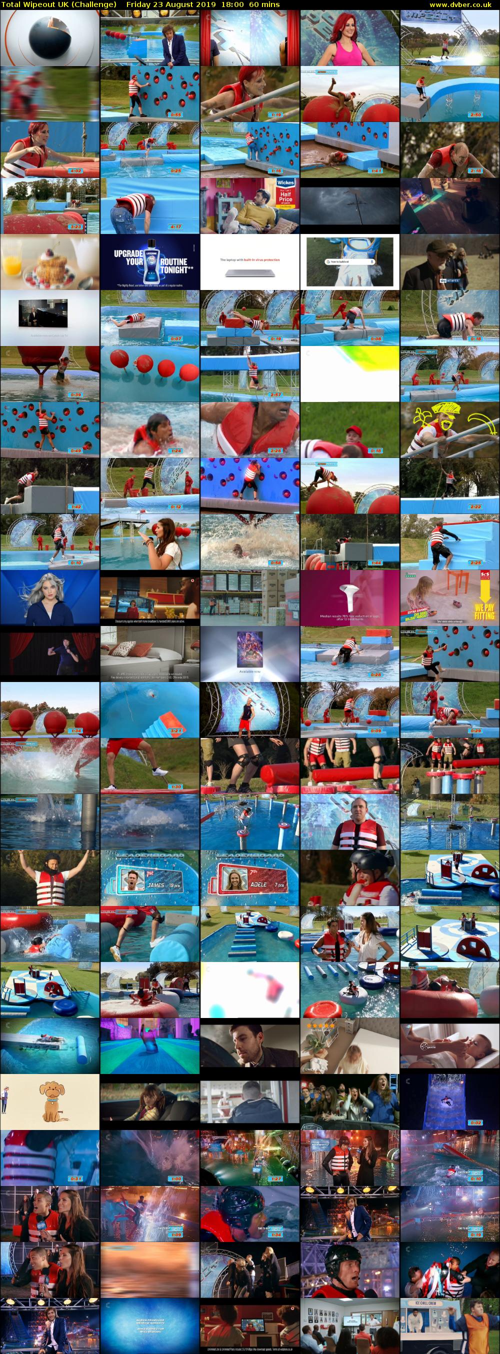 Total Wipeout UK (Challenge) Friday 23 August 2019 18:00 - 19:00