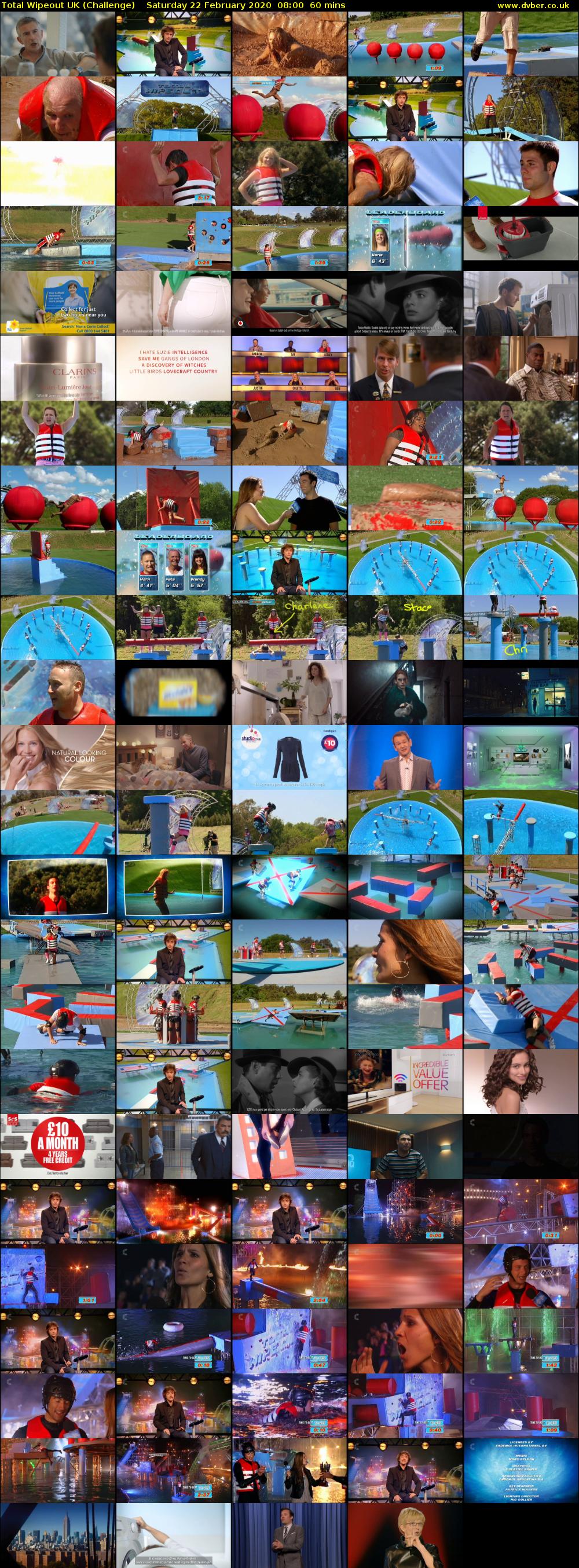 Total Wipeout UK (Challenge) Saturday 22 February 2020 08:00 - 09:00