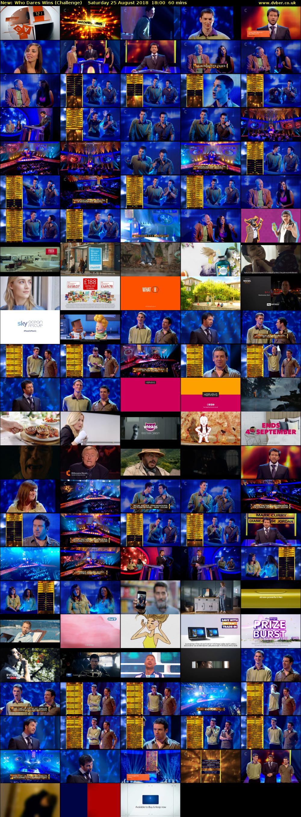 Who Dares Wins (Challenge) Saturday 25 August 2018 18:00 - 19:00