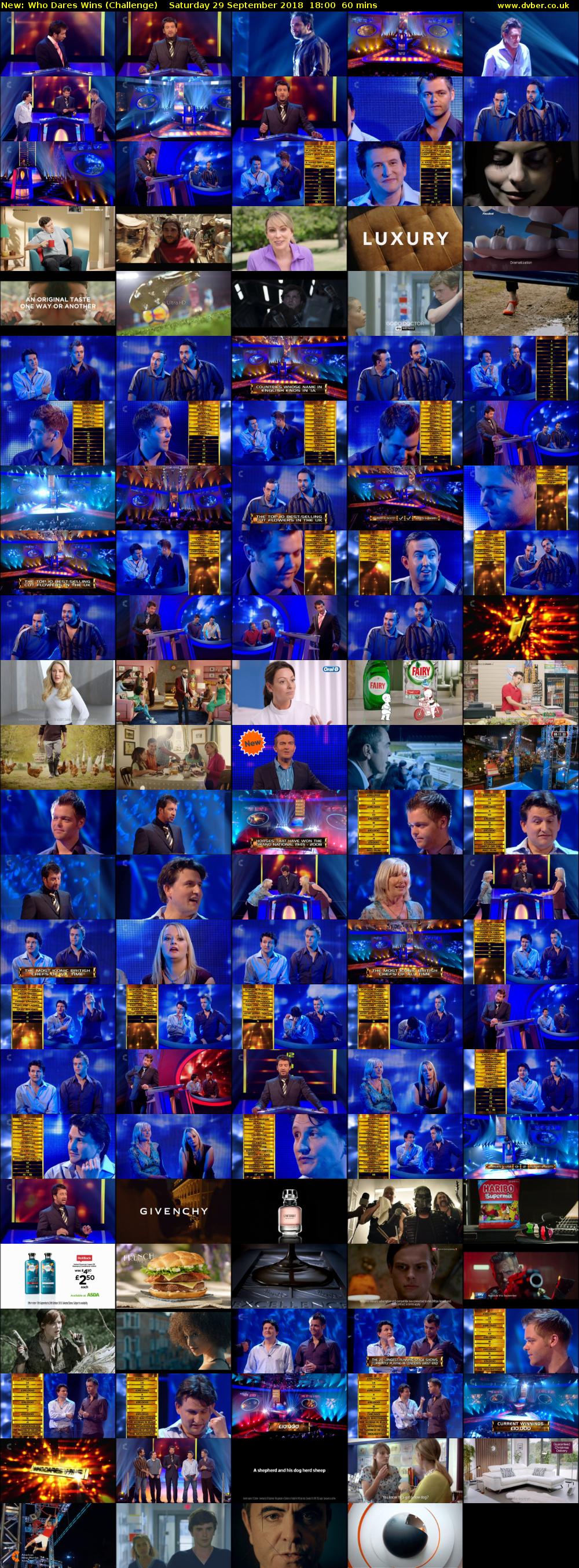 Who Dares Wins (Challenge) Saturday 29 September 2018 18:00 - 19:00