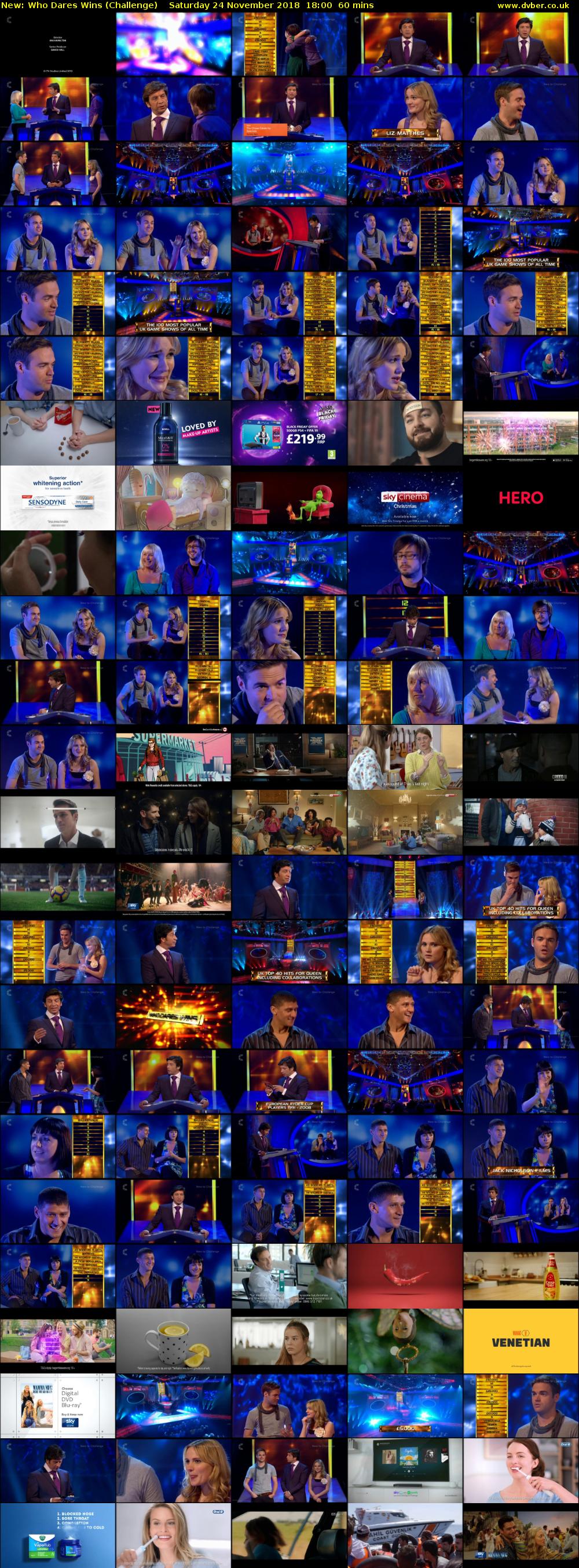 Who Dares Wins (Challenge) Saturday 24 November 2018 18:00 - 19:00