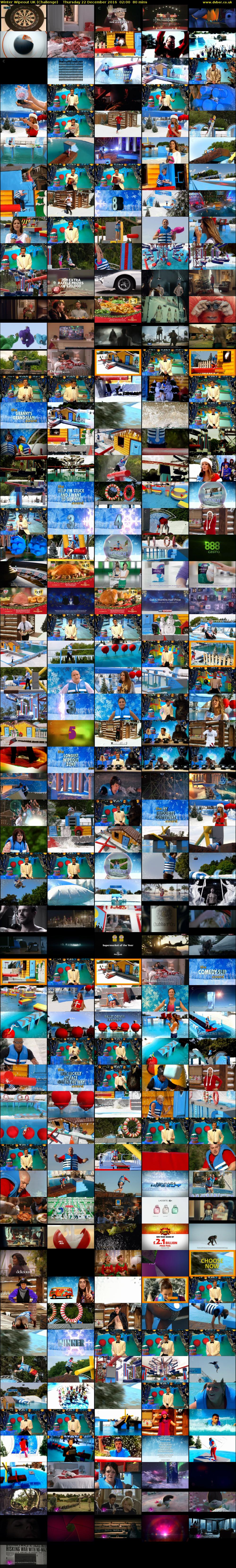Winter Wipeout UK (Challenge) Thursday 22 December 2016 02:00 - 03:20