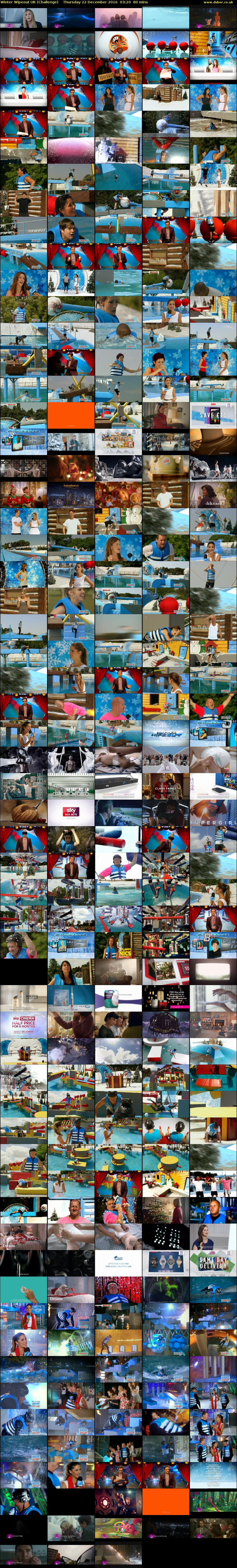 Winter Wipeout UK (Challenge) Thursday 22 December 2016 03:20 - 04:40