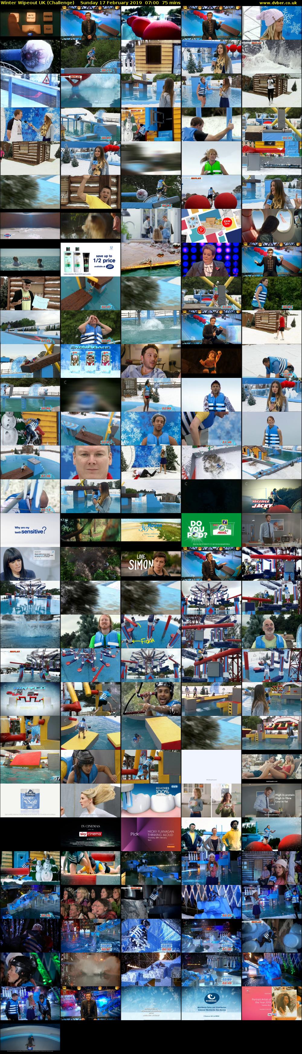 Winter Wipeout UK (Challenge) Sunday 17 February 2019 07:00 - 08:15