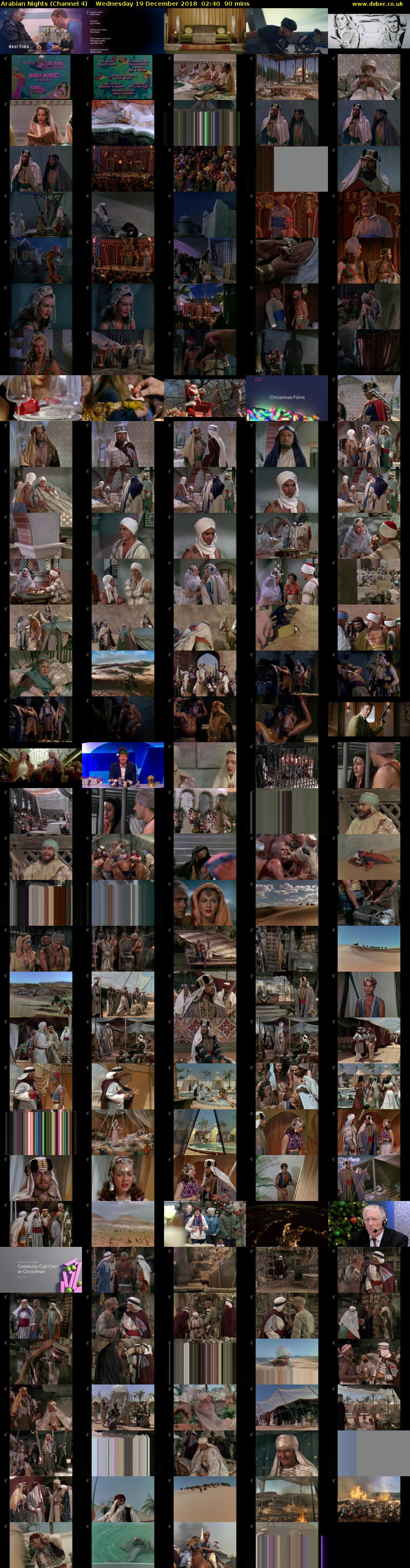 Arabian Nights (Channel 4) Wednesday 19 December 2018 02:40 - 04:10