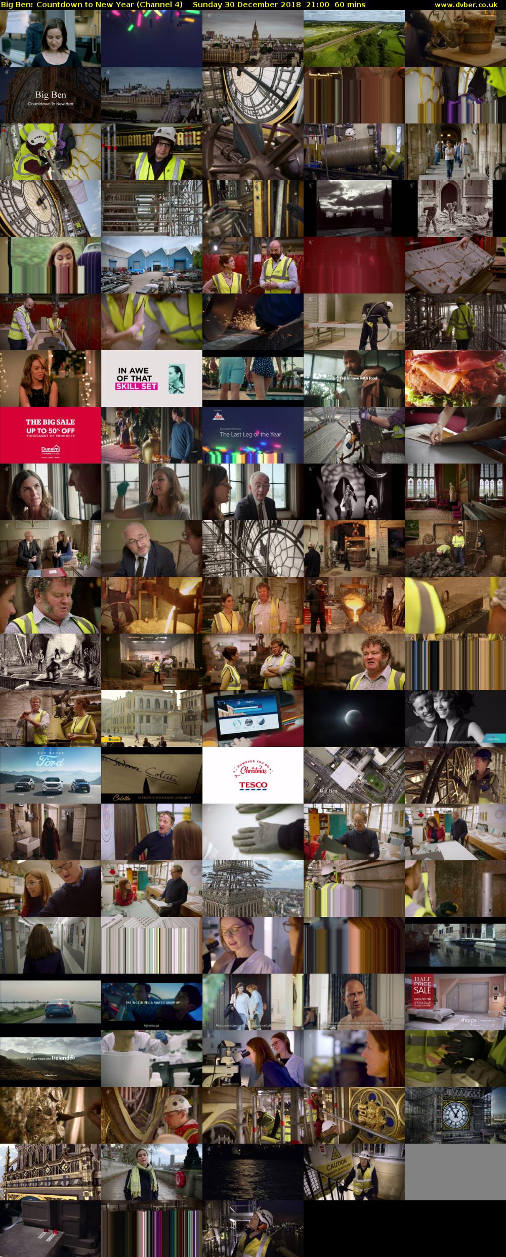 Big Ben: Countdown to New Year (Channel 4) Sunday 30 December 2018 21:00 - 22:00