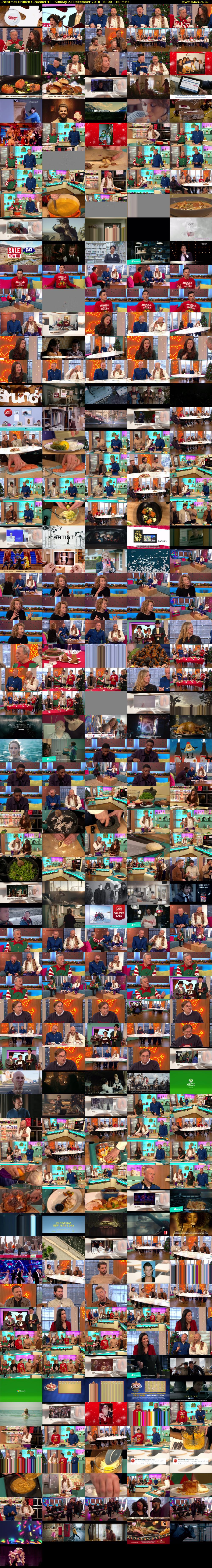 Christmas Brunch (Channel 4) Sunday 23 December 2018 10:00 - 13:00