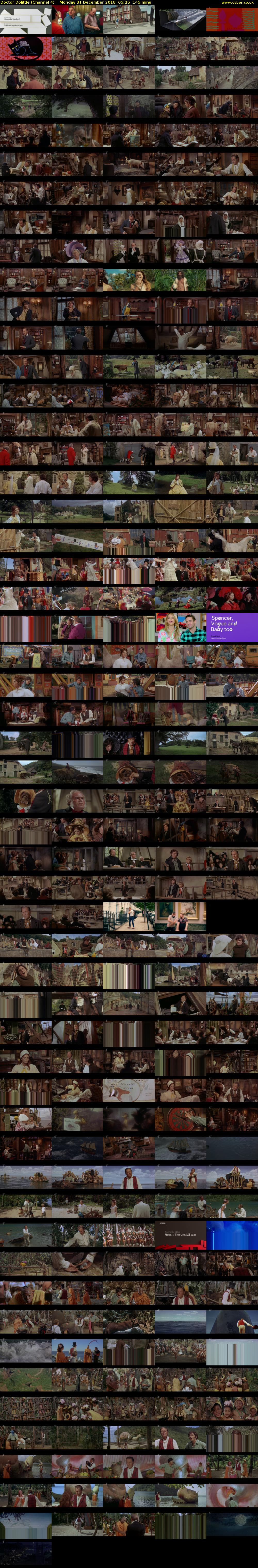 Doctor Dolittle (Channel 4) Monday 31 December 2018 05:25 - 07:50