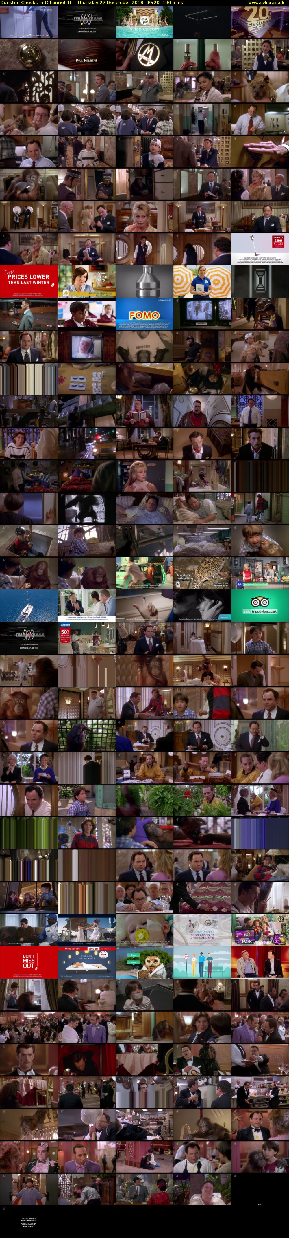 Dunston Checks In (Channel 4) Thursday 27 December 2018 09:20 - 11:00