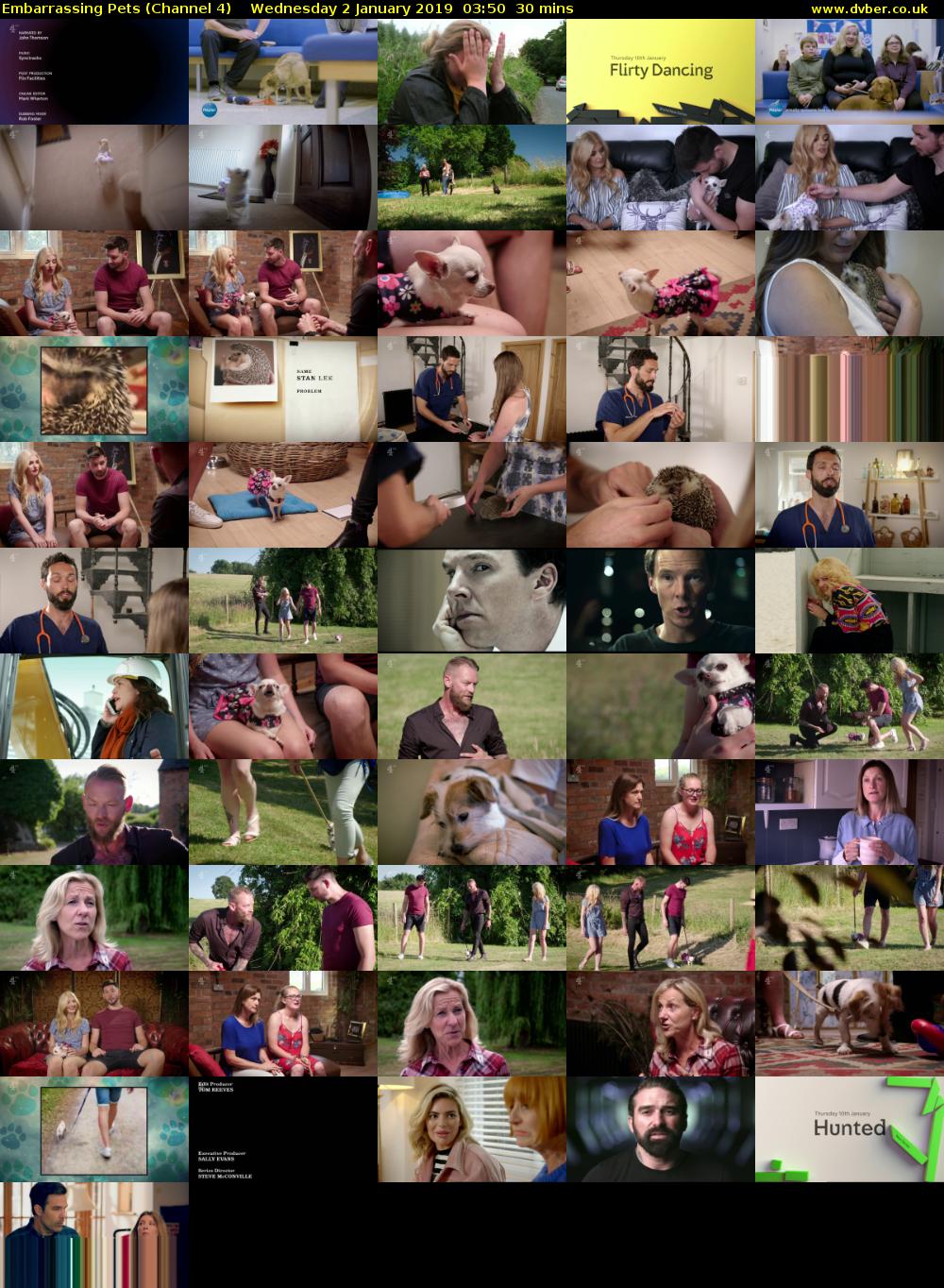 Embarrassing Pets (Channel 4) Wednesday 2 January 2019 03:50 - 04:20