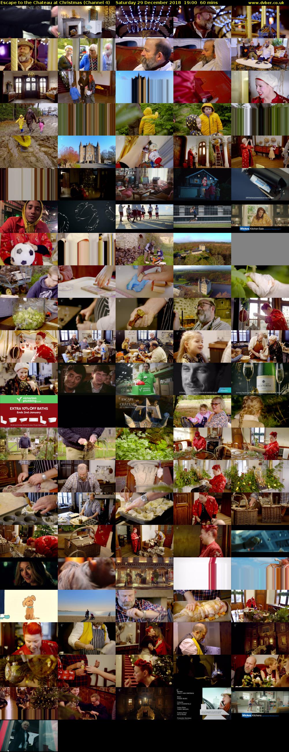 Escape to the Chateau at Christmas (Channel 4) Saturday 29 December 2018 19:00 - 20:00