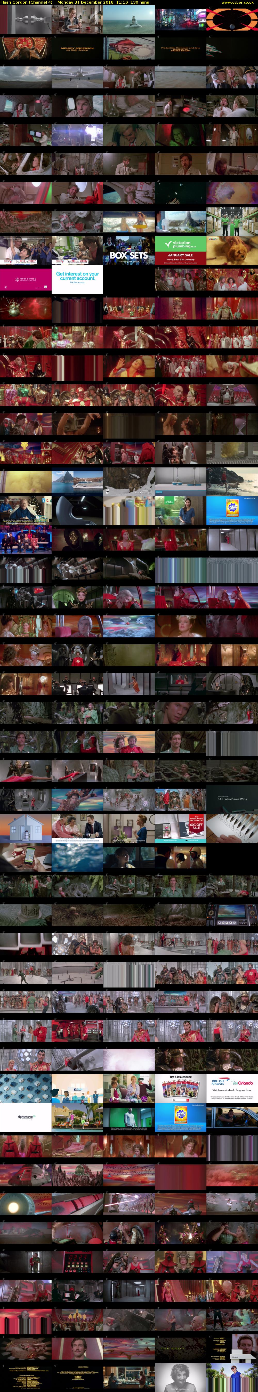 Flash Gordon (Channel 4) Monday 31 December 2018 11:10 - 13:20