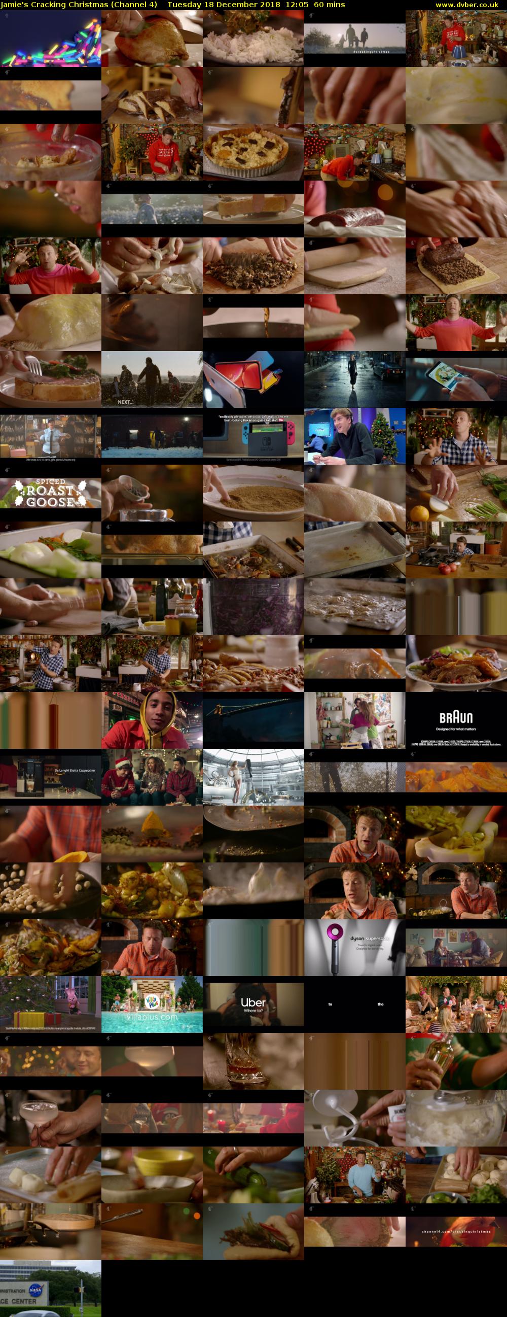 Jamie's Cracking Christmas (Channel 4) Tuesday 18 December 2018 12:05 - 13:05
