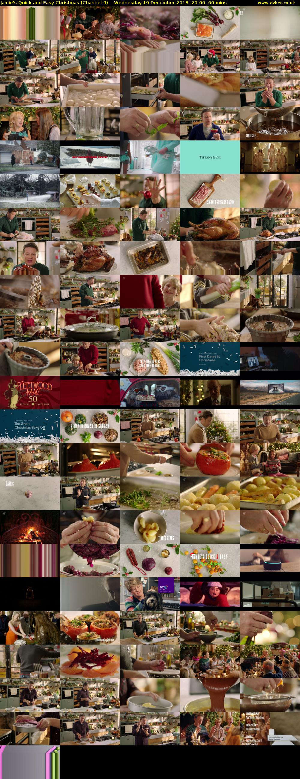 Jamie's Quick and Easy Christmas (Channel 4) Wednesday 19 December 2018 20:00 - 21:00