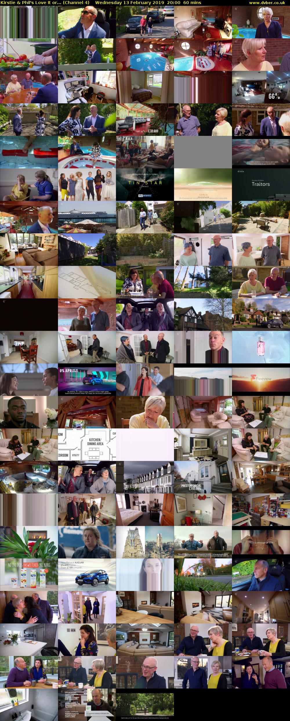 Kirstie & Phil's Love It or... (Channel 4) Wednesday 13 February 2019 20:00 - 21:00