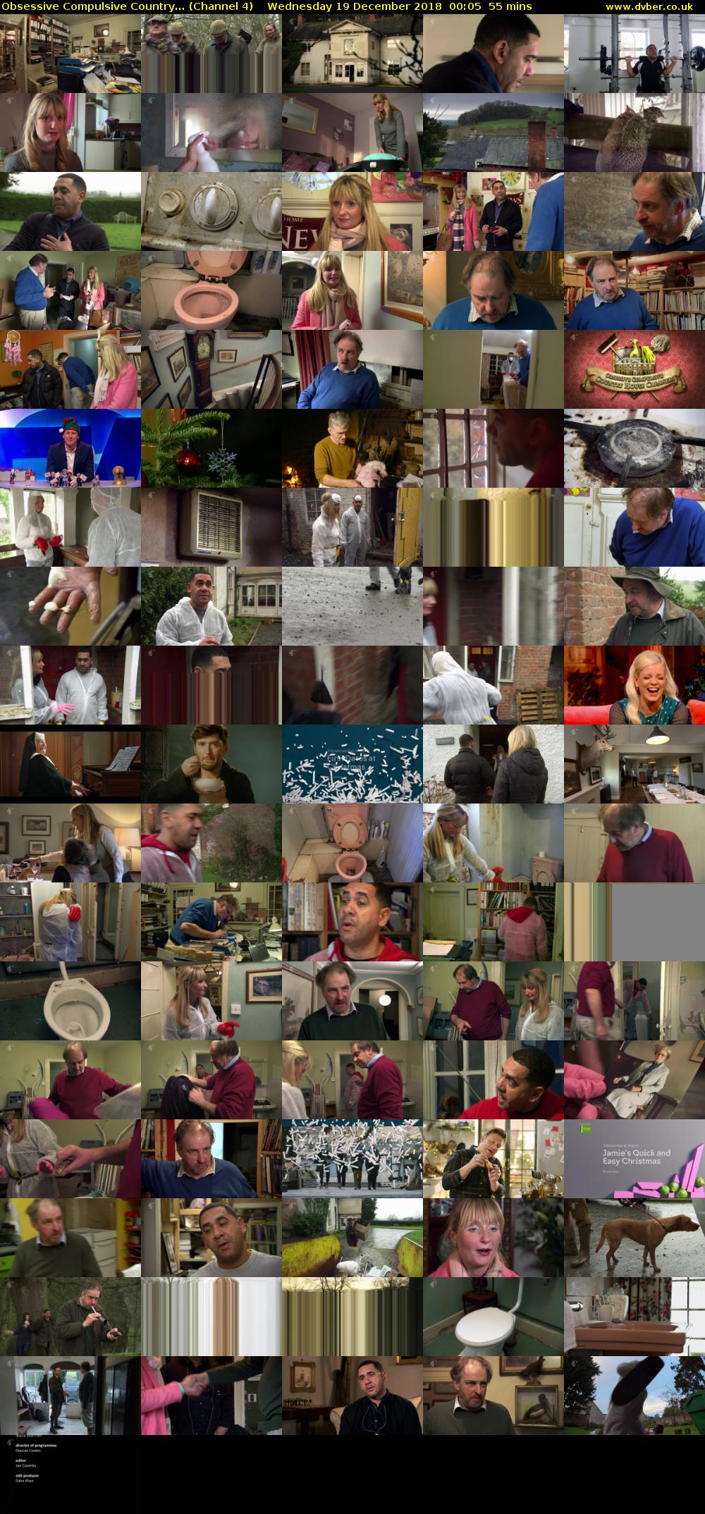 Obsessive Compulsive Country... (Channel 4) Wednesday 19 December 2018 00:05 - 01:00