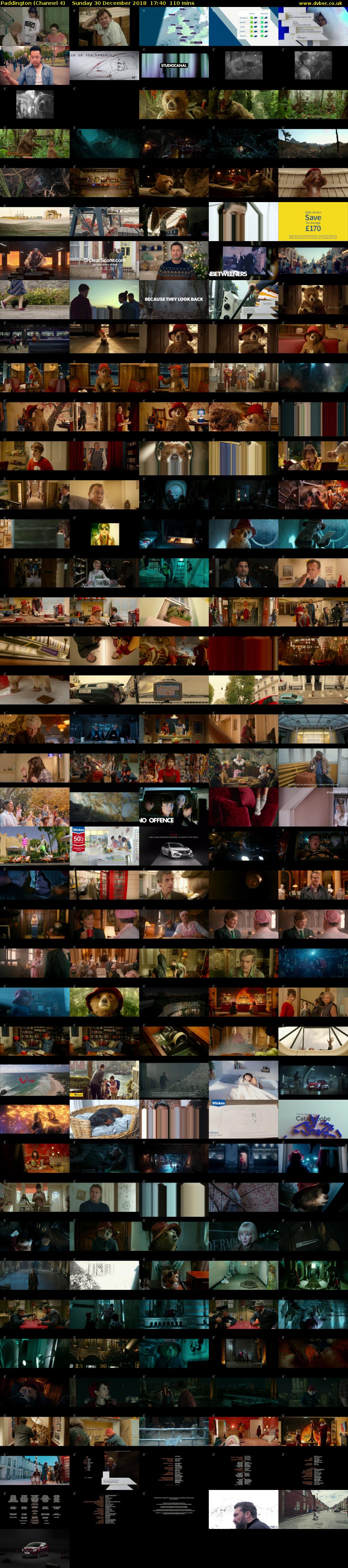 Paddington (Channel 4) Sunday 30 December 2018 17:40 - 19:30