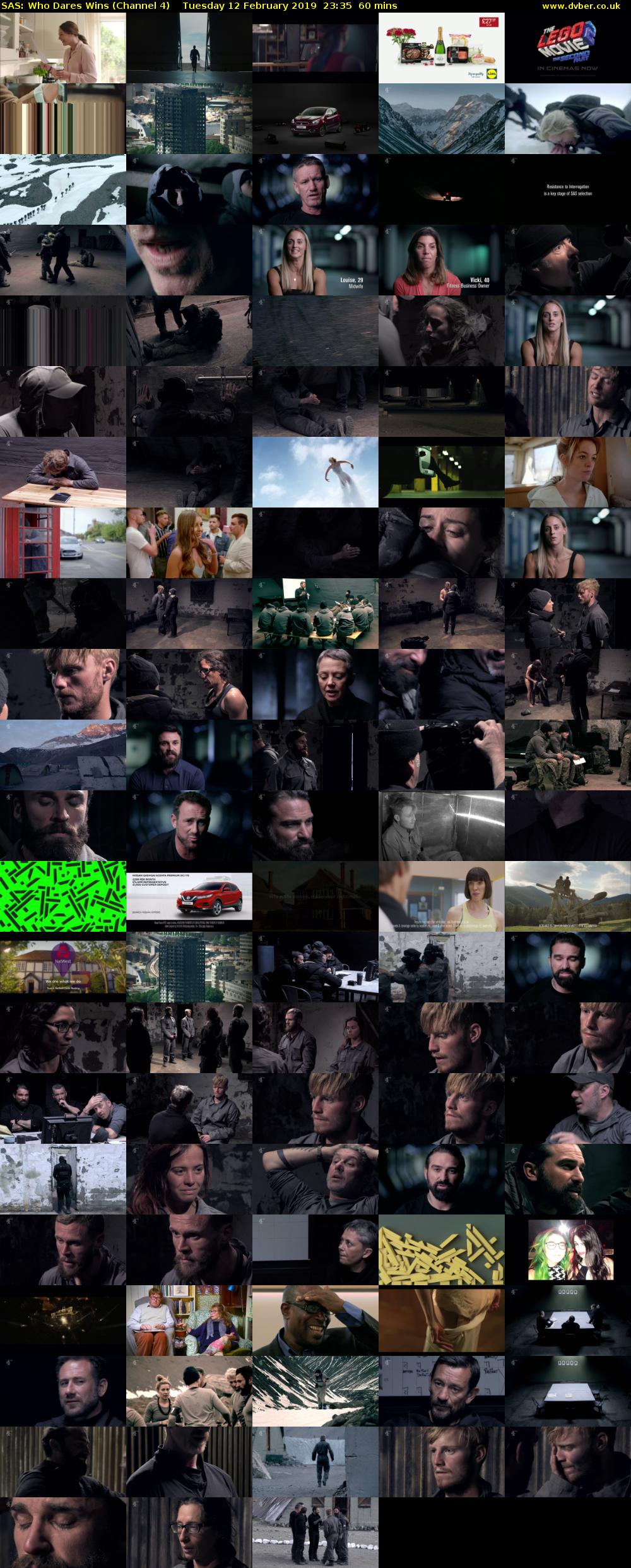 SAS: Who Dares Wins (Channel 4) Tuesday 12 February 2019 23:35 - 00:35