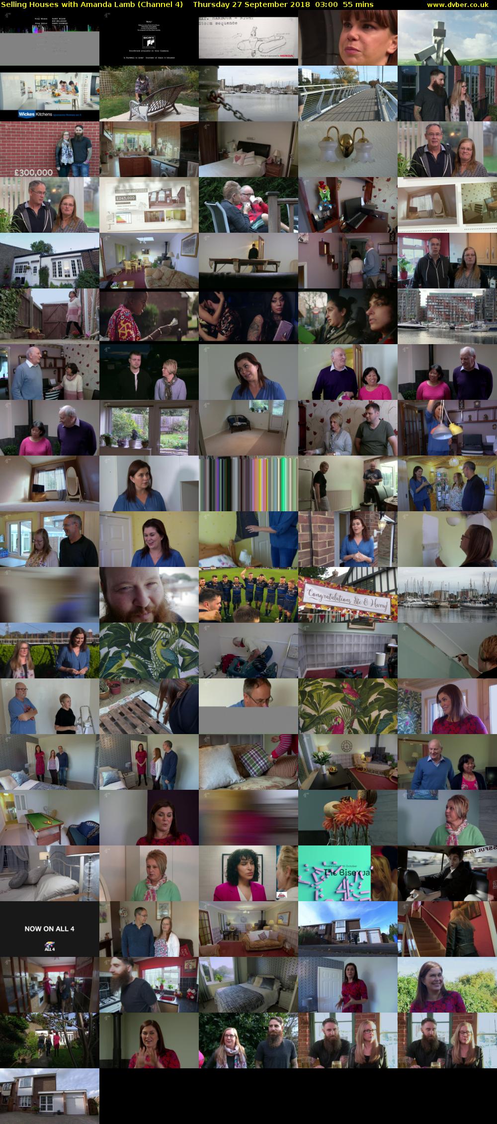 Selling Houses with Amanda Lamb (Channel 4) Thursday 27 September 2018 03:00 - 03:55